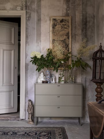 Commode Deus 3 tiroirs - Gris olive - Mavis
