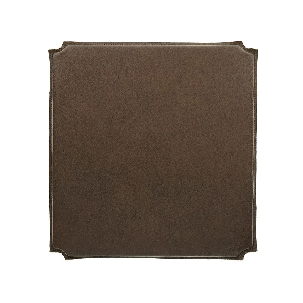 Coussin de chaise Rod, Cuir moka Mavis