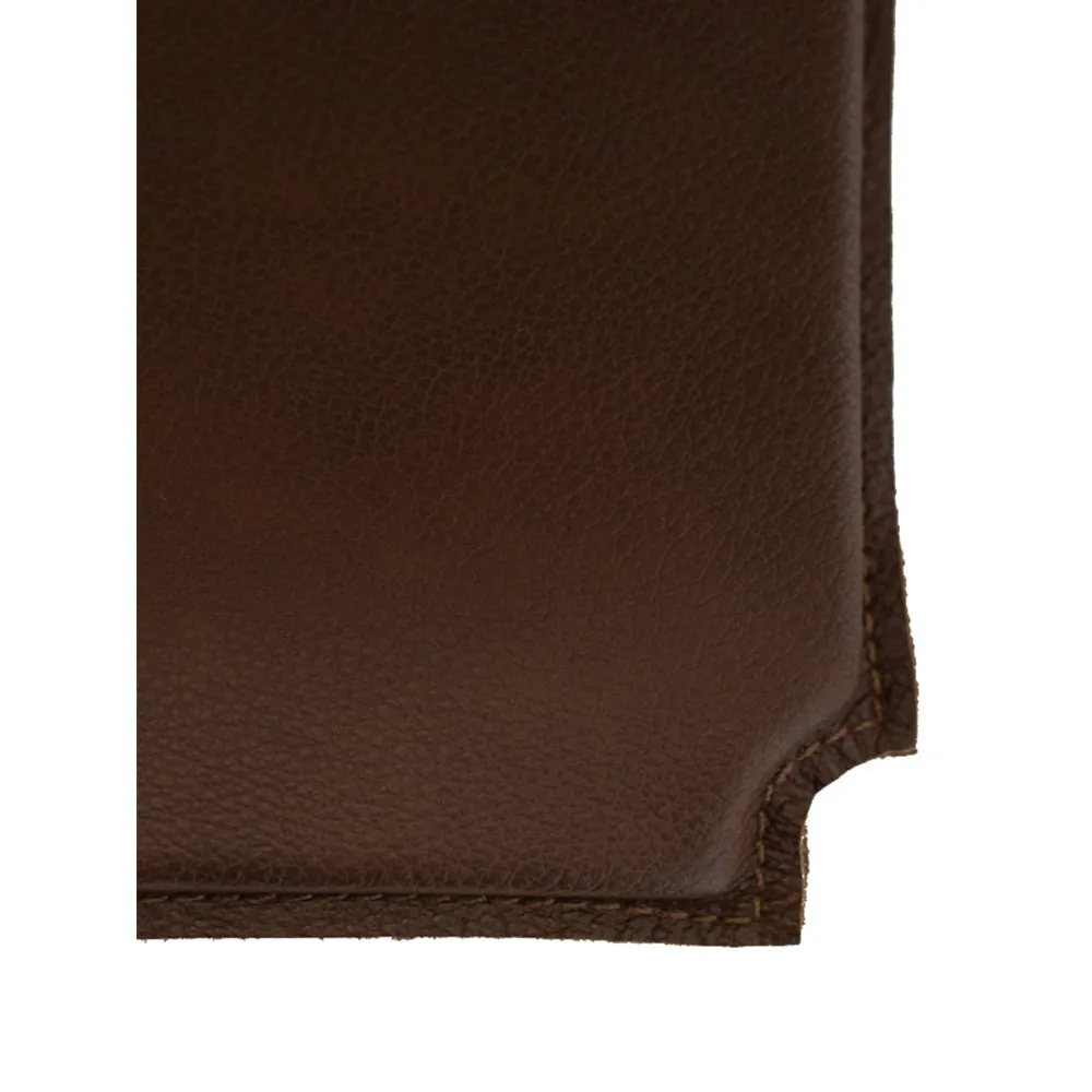 Coussin de chaise Rod, Cuir moka Mavis