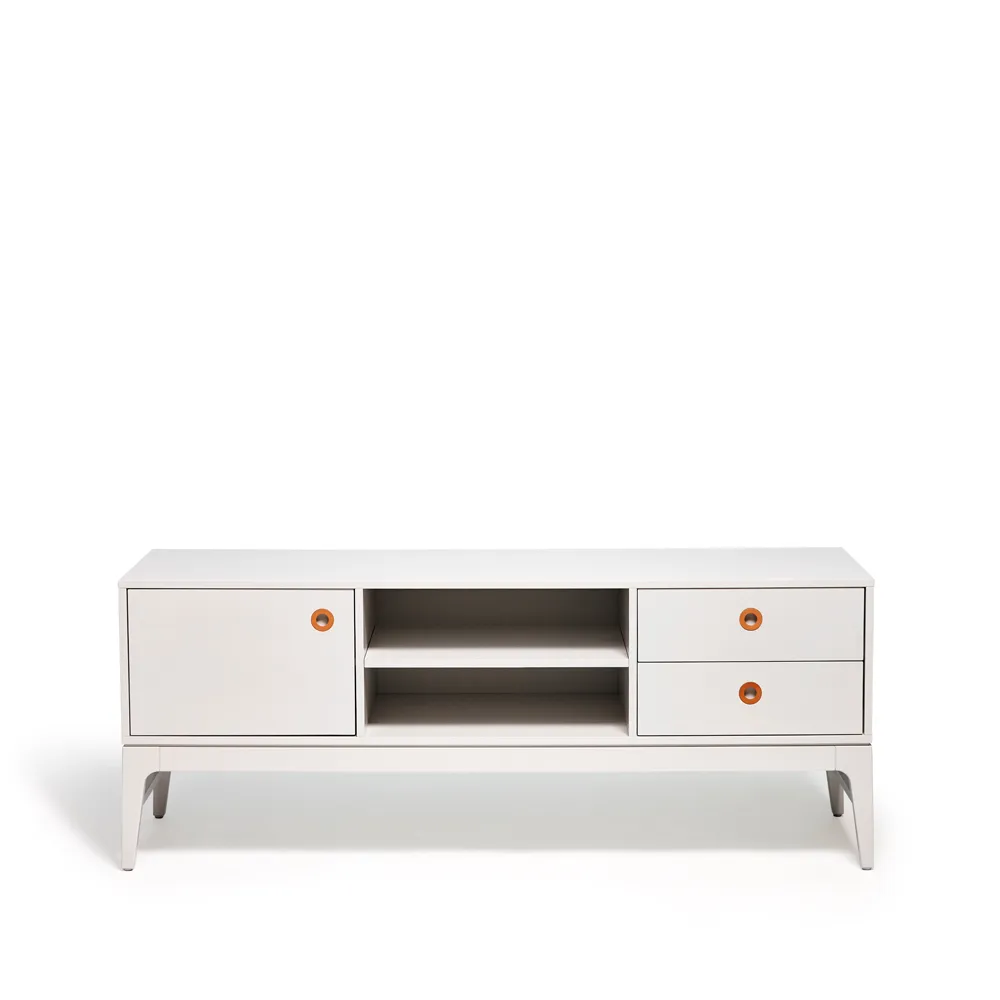 Meuble TV Höllviken, Gris clair Mavis