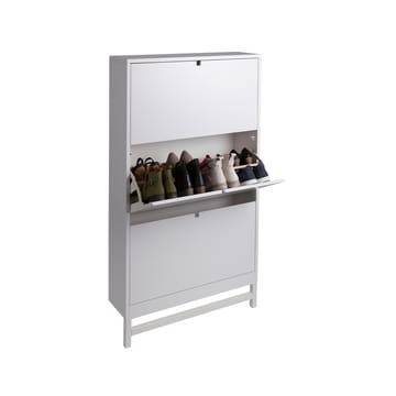 Rangement à chaussures Falsterbo - Blanc, 3 compartiments - Mavis