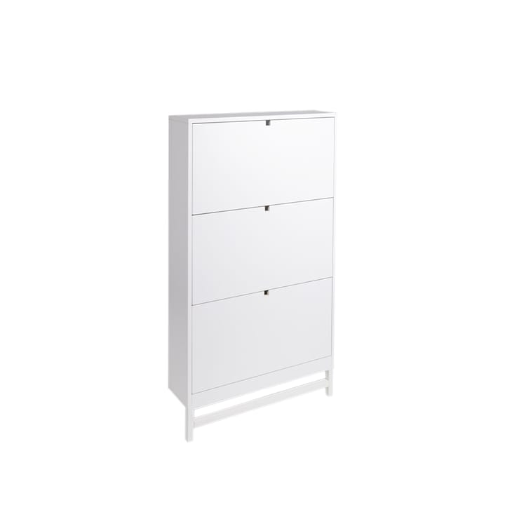 Rangement à chaussures Falsterbo - Blanc, 3 compartiments - Mavis