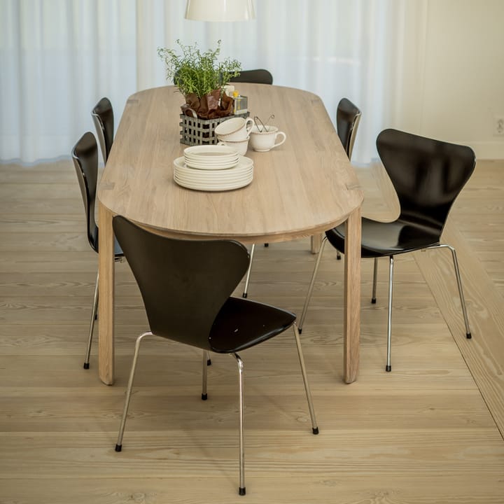 Table à manger Amor, Chêne blanchi, huile dure Mavis