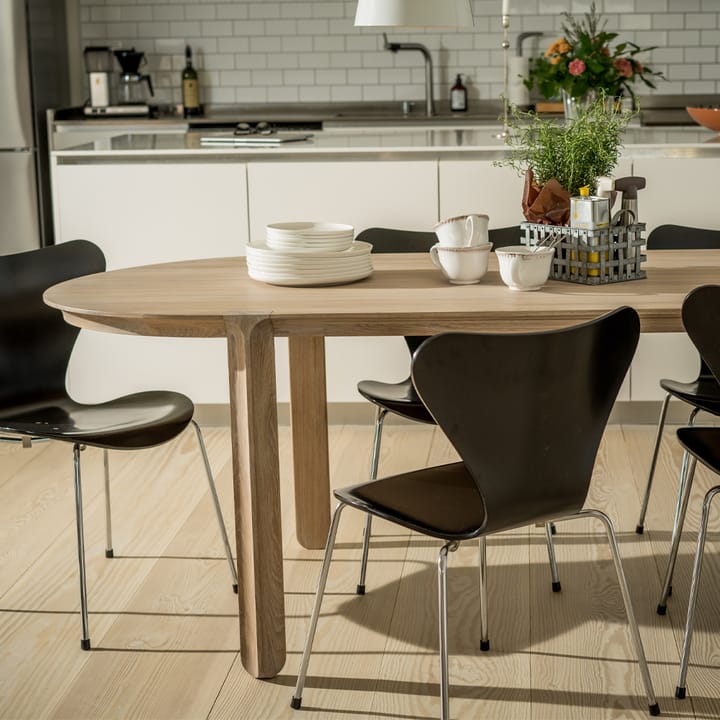 Table à manger Amor, Chêne blanchi, huile dure Mavis