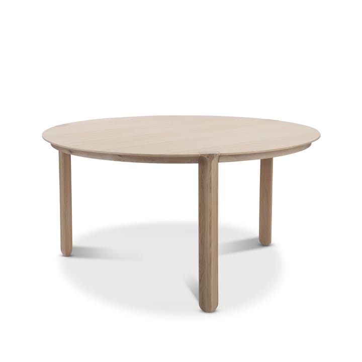 Table à manger Amor ronde - Chêne blanchi, huile dure - Mavis