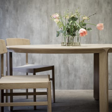 Table à manger Amor ronde - Chêne blanchi, huile dure - Mavis