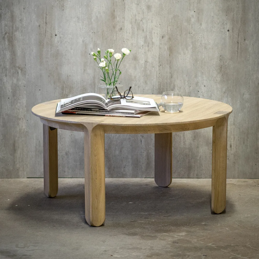 Table basse Amor, Chêne blanc huilé Mavis