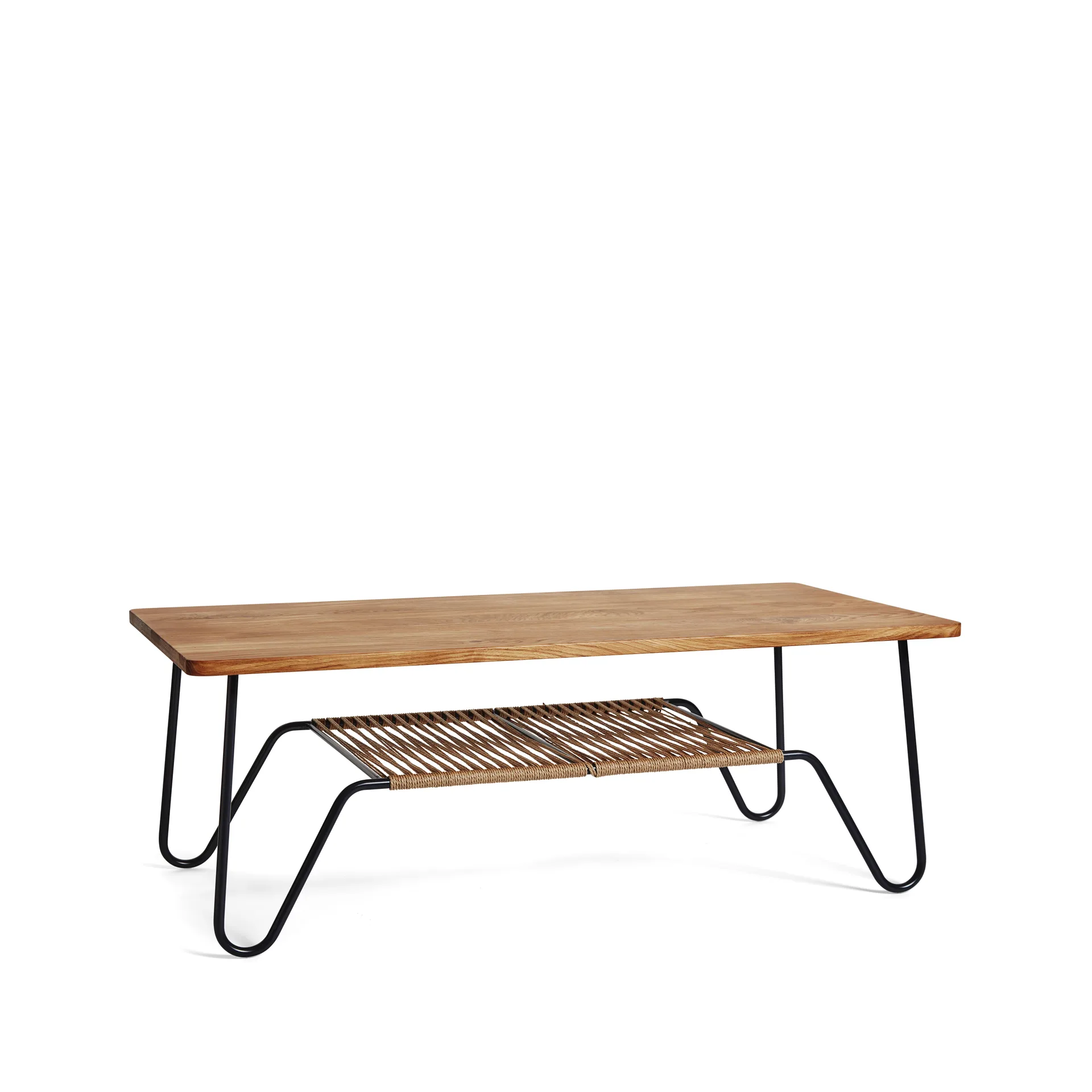 Table basse Marcel, Chêne huilé rustique, 140x70 Mavis