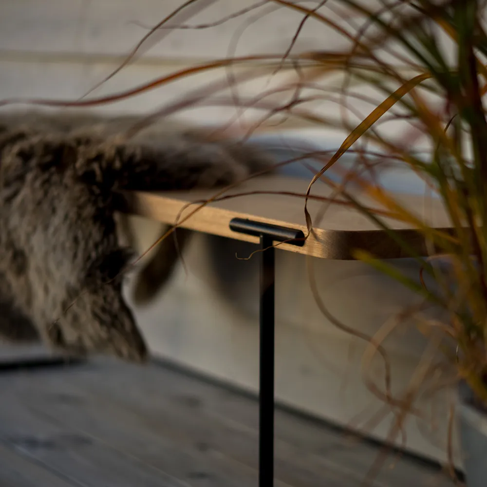 Table basse Update, Chêne clair verni transparent, 140 cm Mavis