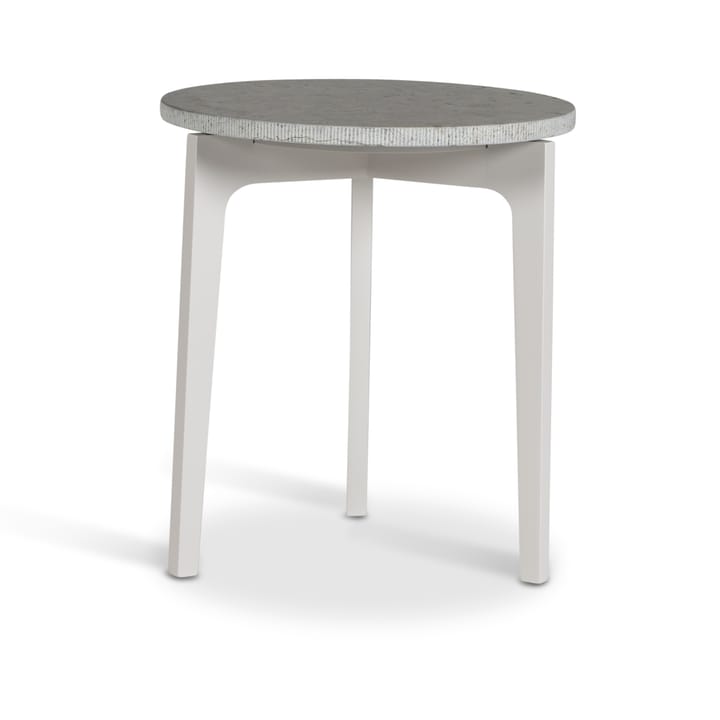 Table d’appoint Höllviken - Calcaire, laqué gris clair - Mavis