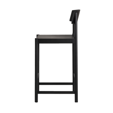 Tabouret de bar Rod 65 cm - Frêne noirci - Mavis