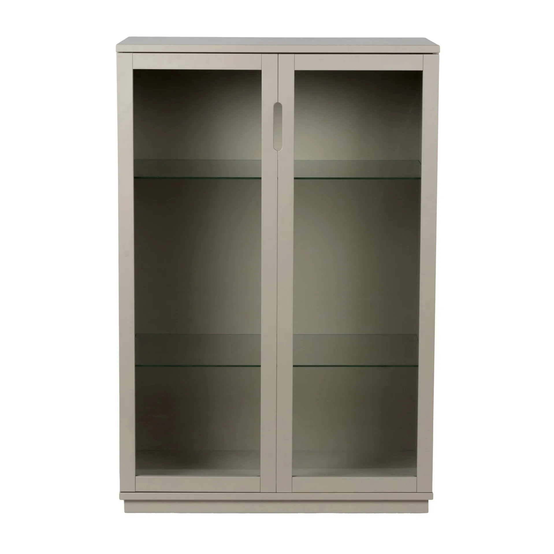 Vitrine Aoko 120 cm, Beige Mavis