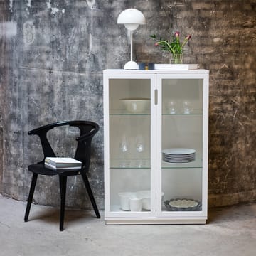 Vitrine Aoko 120 cm - Blanc laqué - Mavis