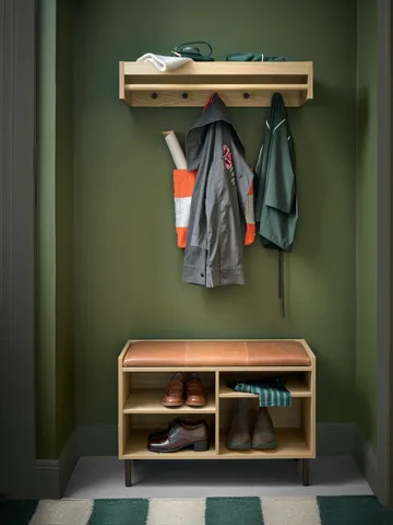 Banc de rangement Gentle - Chêne, 78x53x35 cm - Maze