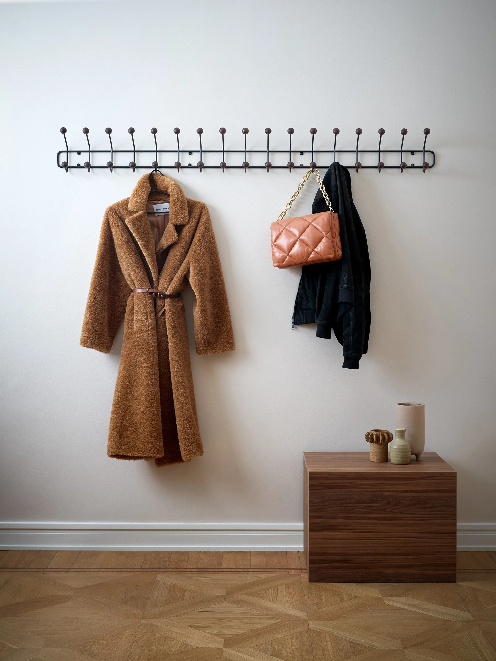 Bill Horizontal XL, Noir-Brun foncé Maze