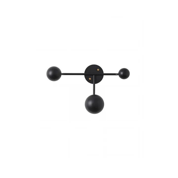 Bill Triple patère triple - Black - Maze
