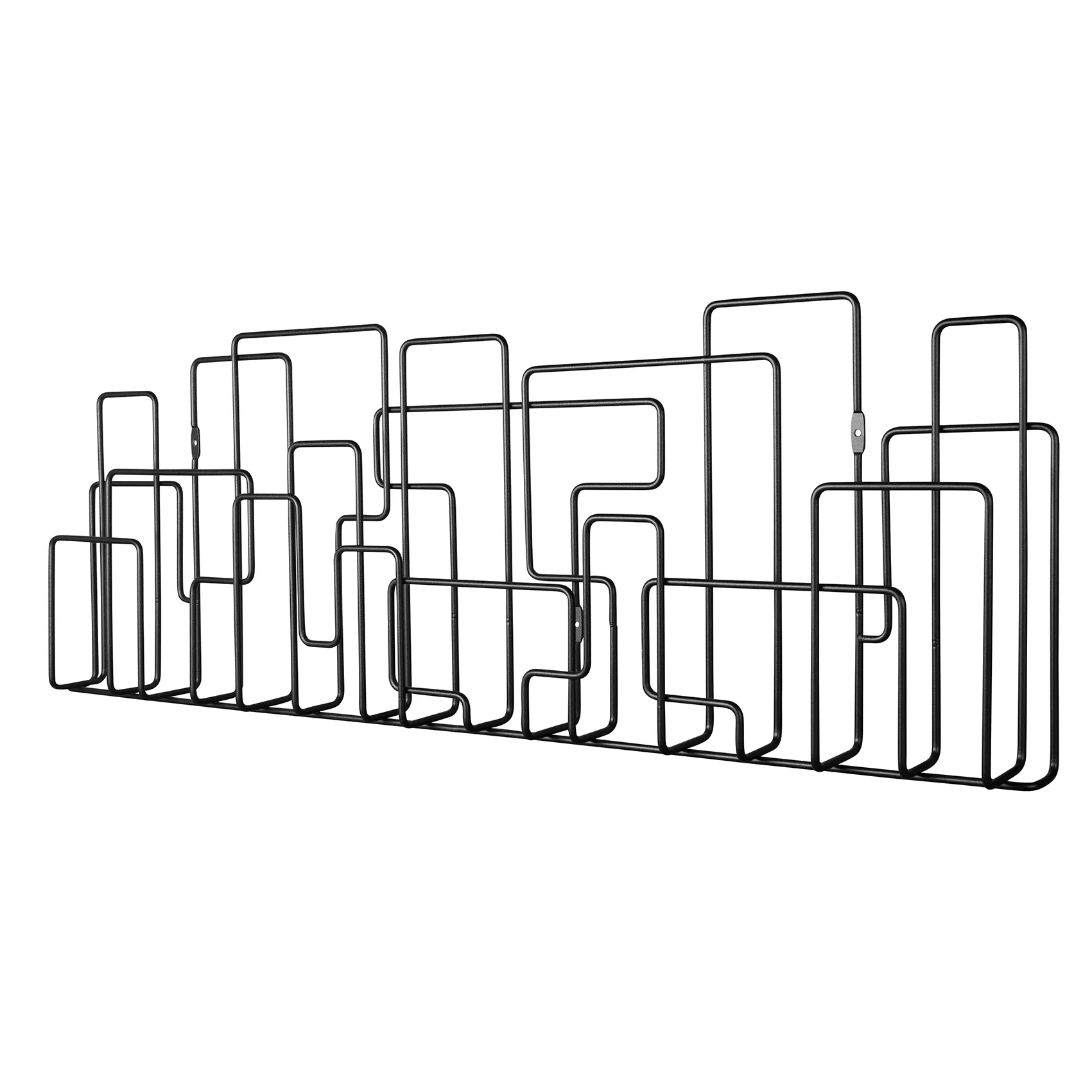 City Sunday Etagère à journaux, Noir Maze