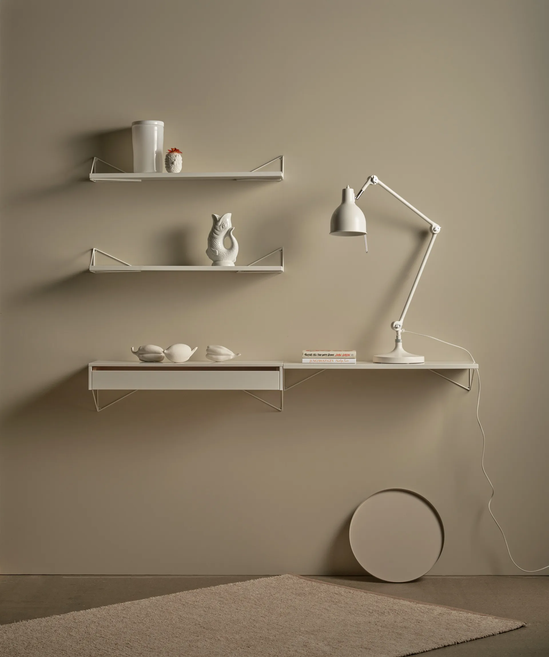 Coffre Pythagoras L, blanc Maze