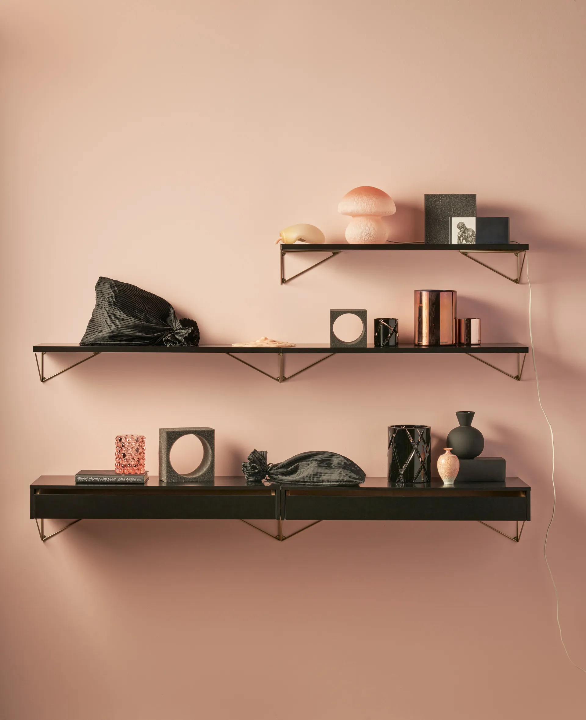 Coffre Pythagoras L, noir Maze