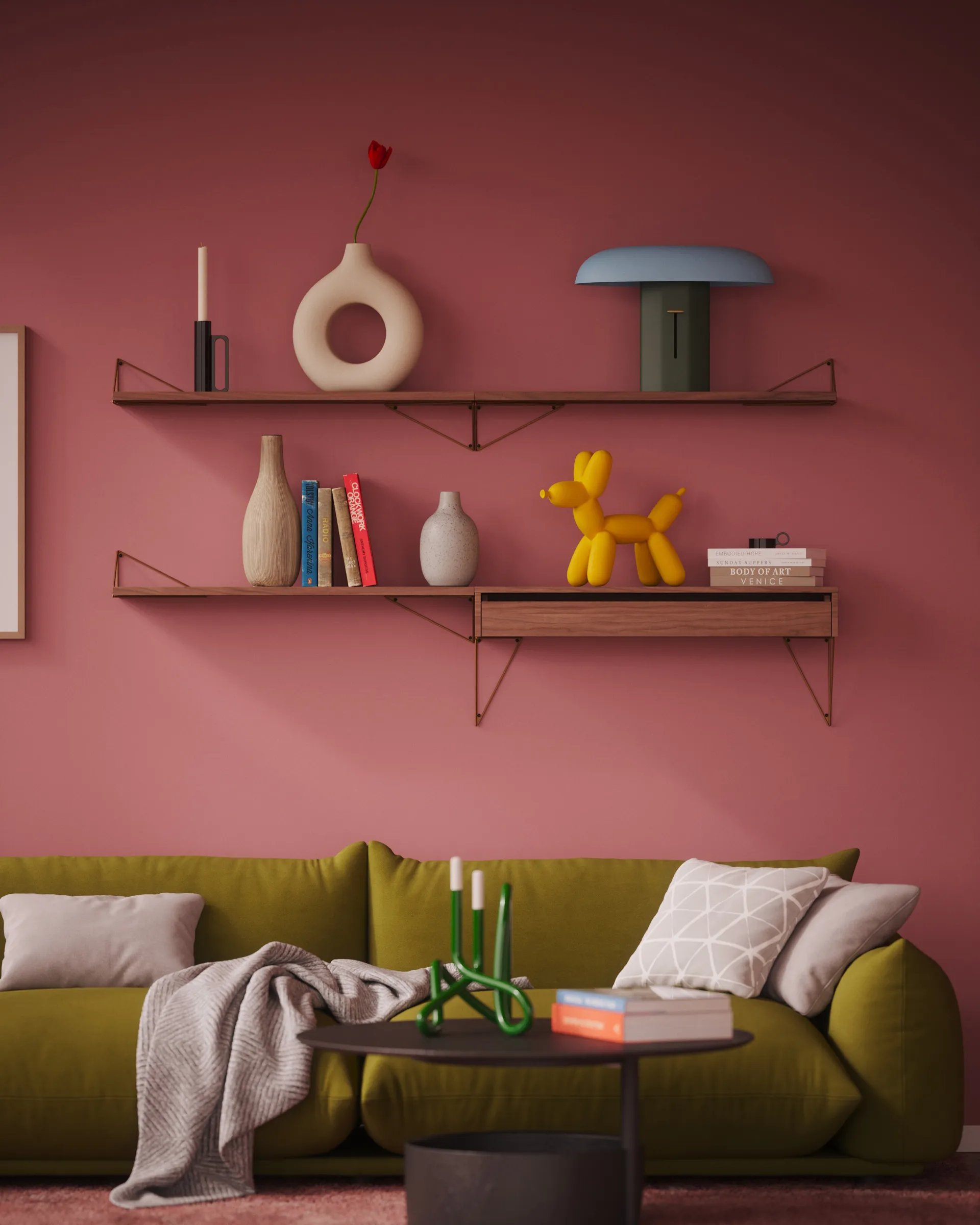 Coffre Pythagoras L, Noyer Maze