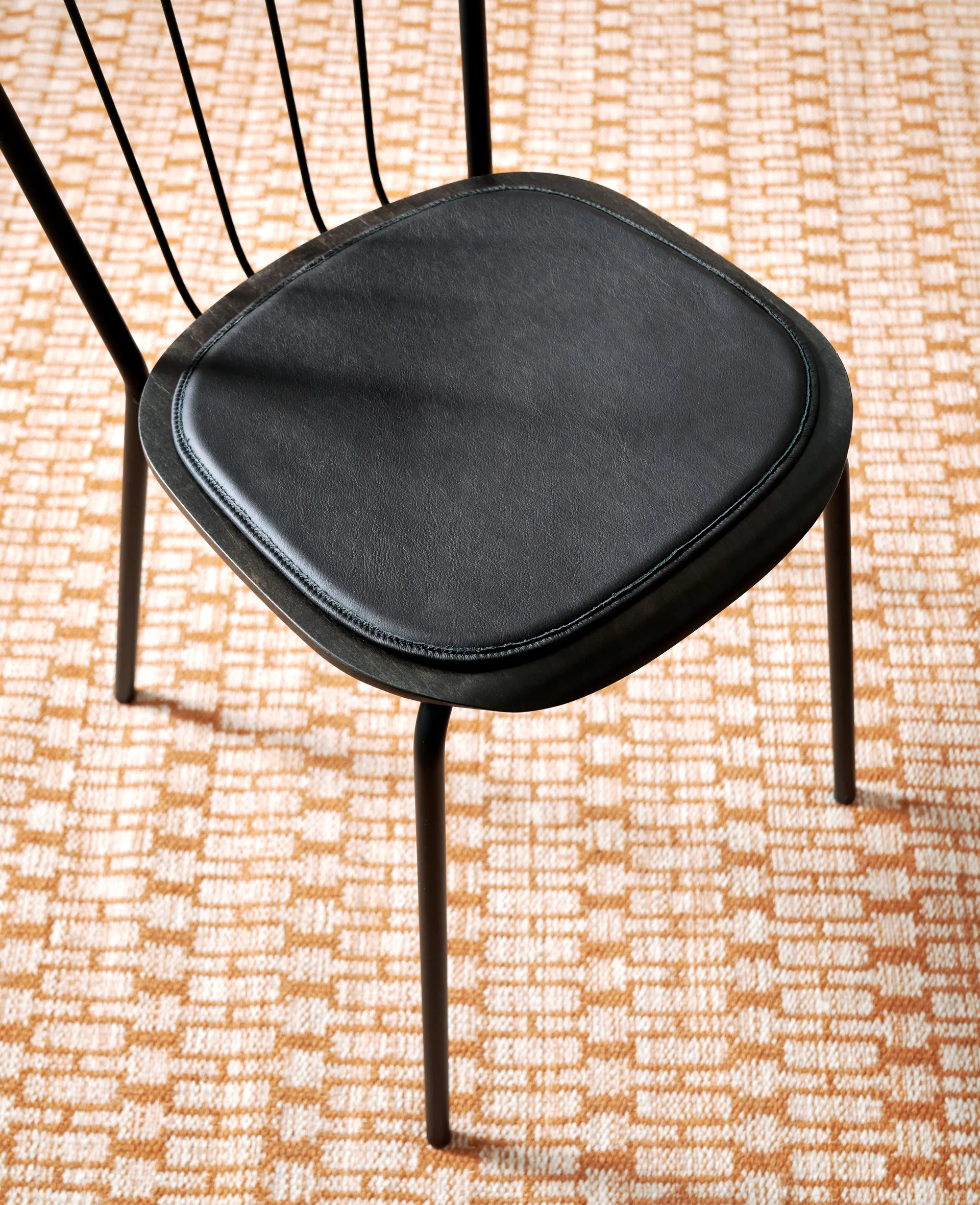 Coussin de chaise Same Seat Cushion 35x37 cm, Black Maze