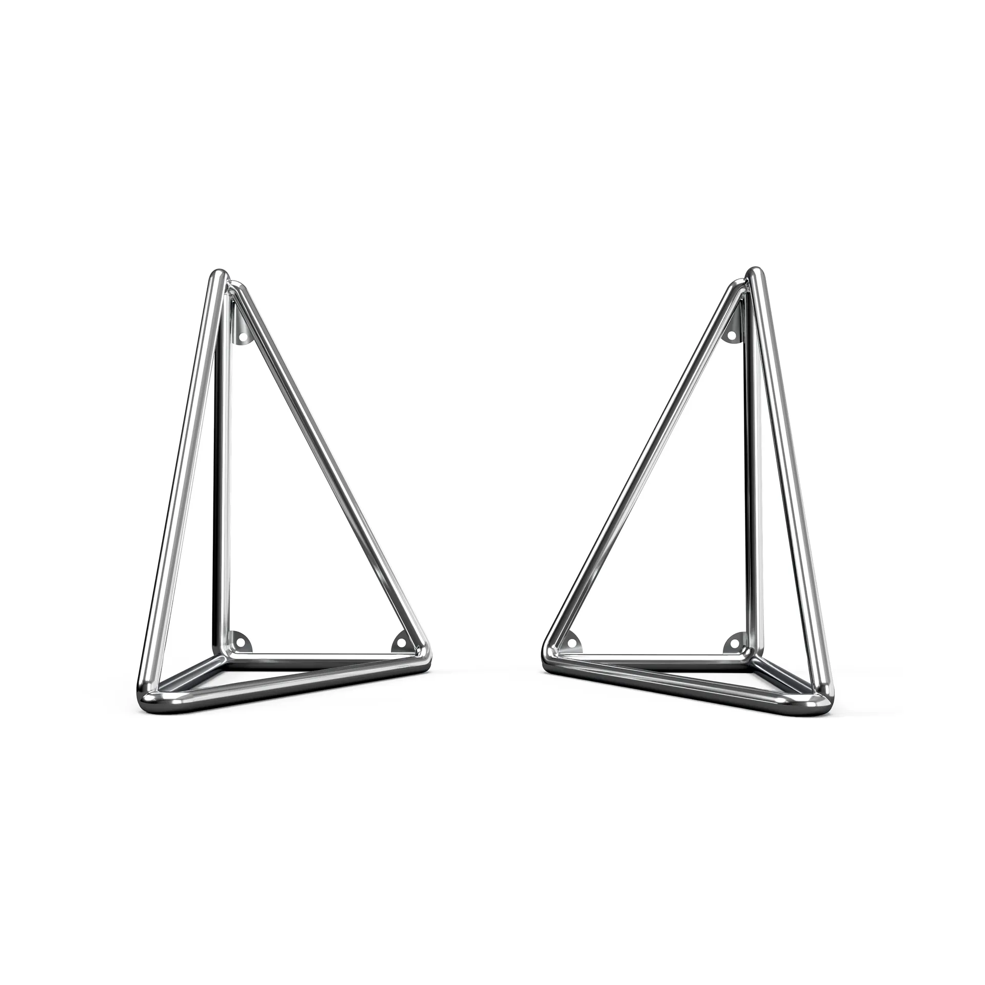 Équerres Pythagoras XL, lot de 2, Chrome Maze