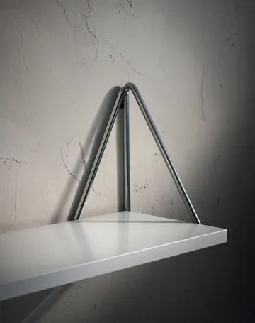 Équerres Pythagoras XL, lot de 2 - Chrome - Maze