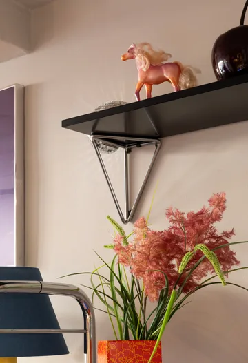 Équerres Pythagoras XL, lot de 2 - Chrome - Maze