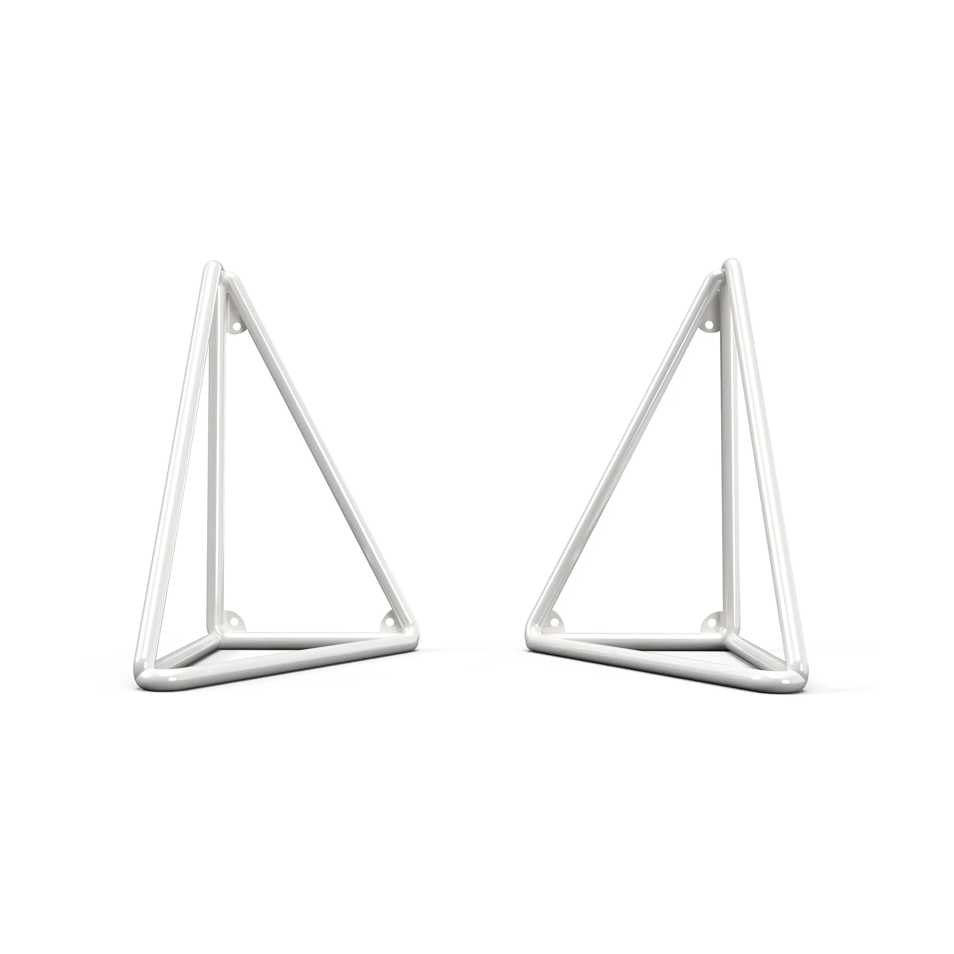Équerres Pythagoras XL, lot de 2, Porcelain white Maze