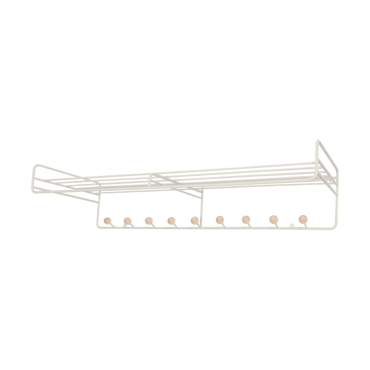 Maze Étagère à chapeaux Bill Hat Rack L Greige | Design Scandinave | Patères & étagères | Gris