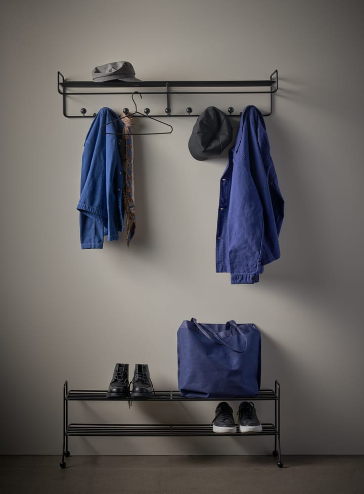 Étagère à chapeaux Bill Hat Rack L, Noir Maze