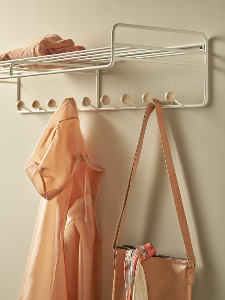 Étagère à chapeaux Bill Hat Rack L, Soie grise Maze