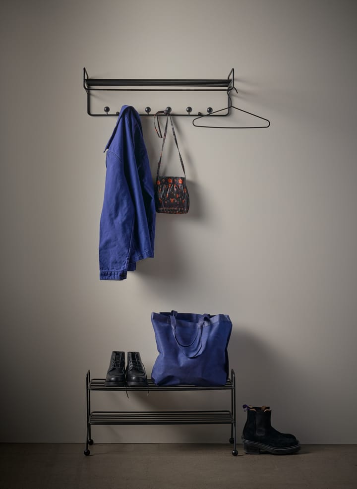 Étagère à chapeaux Bill Hat Rack, Noir Maze