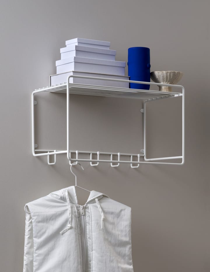 Etagère à chapeaux Uptown, Blanc Maze