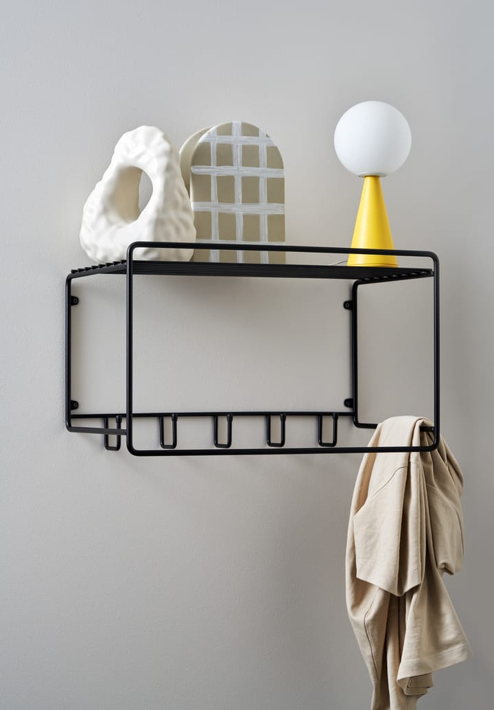Etagère à chapeaux Uptown, Noir Maze