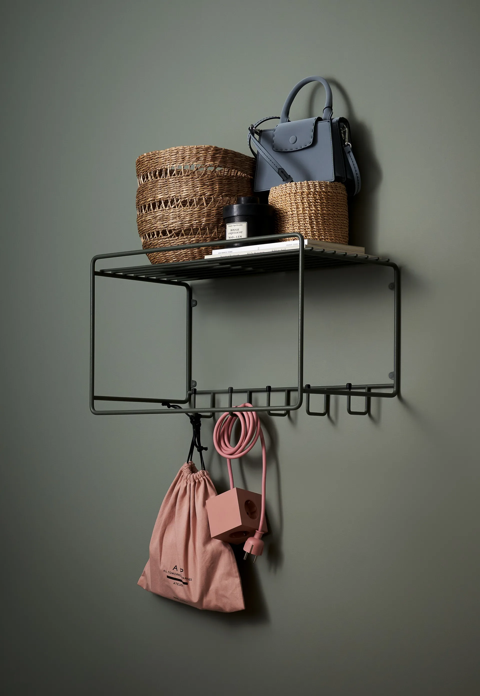 Etagère à chapeaux Uptown, Vert Maze