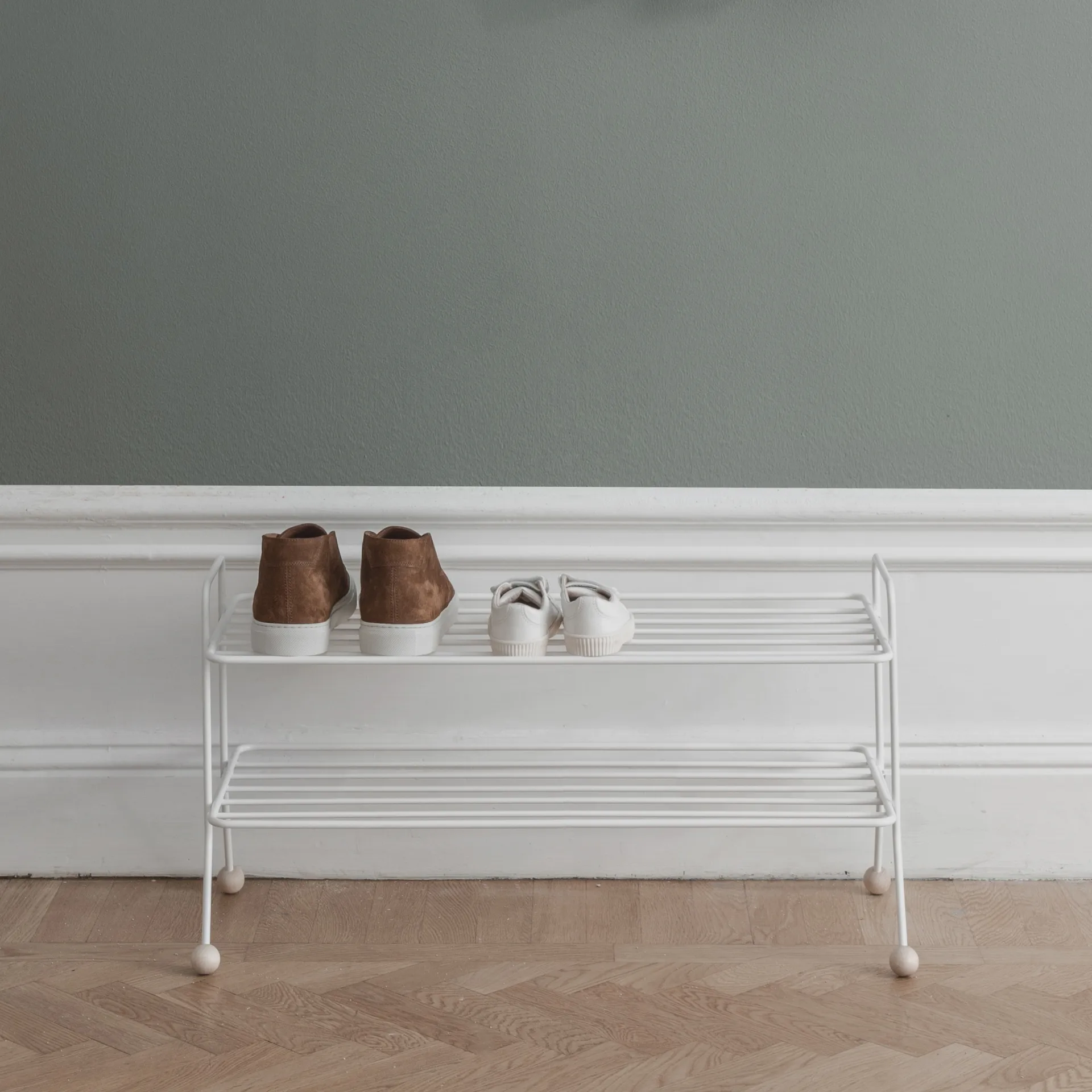Etagère à chaussures Bill, blanc Maze