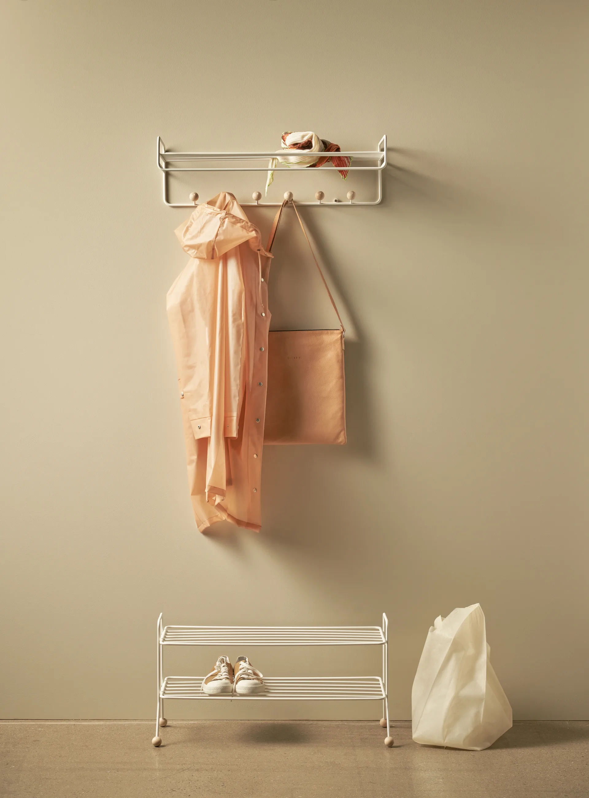 Etagère à chaussures Bill, blanc Maze