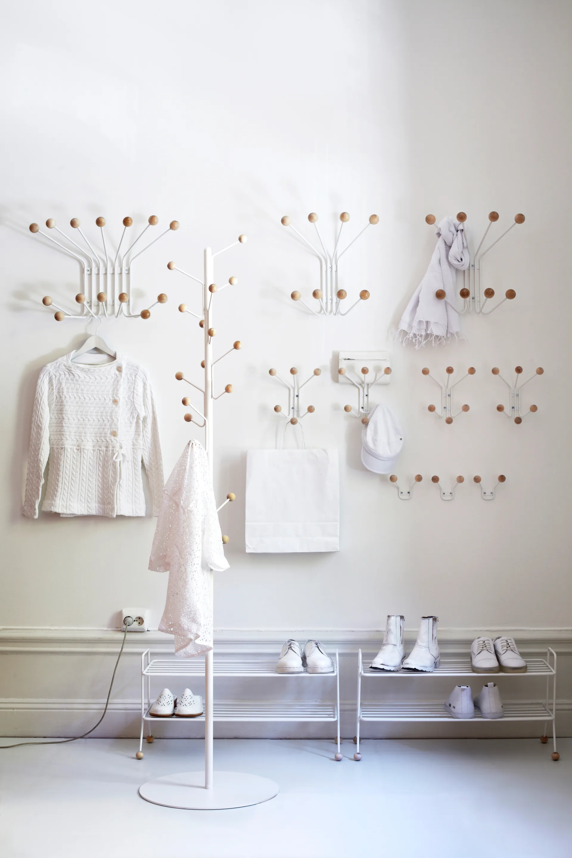 Etagère à chaussures Bill, blanc Maze