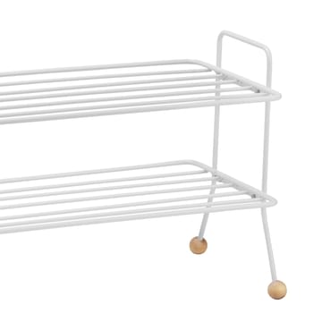 Etagère à chaussures Bill - blanc - Maze