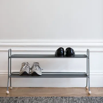 Etagère à chaussures Bill - gris - Maze