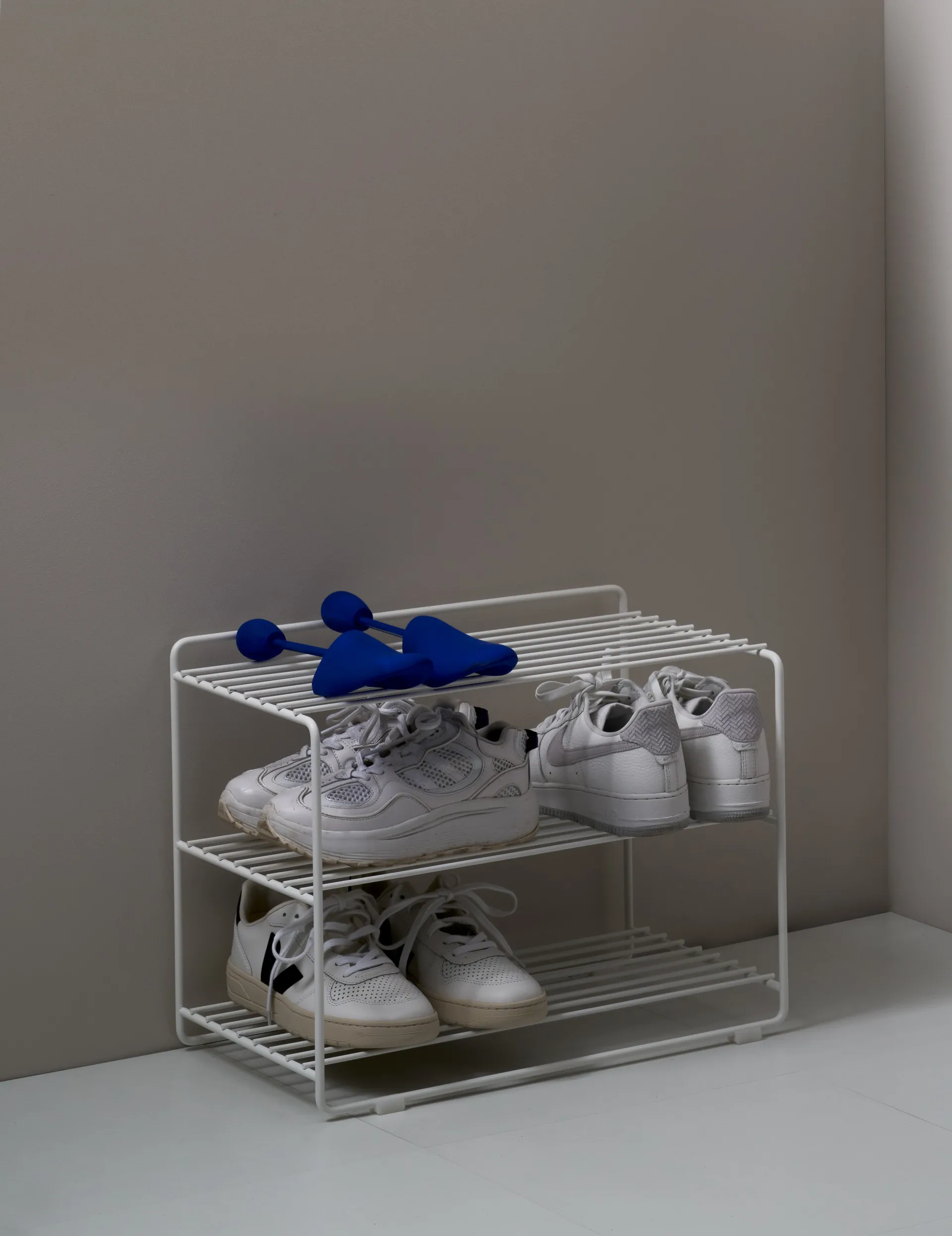 Etagère à chaussures Downtown, Blanc Maze