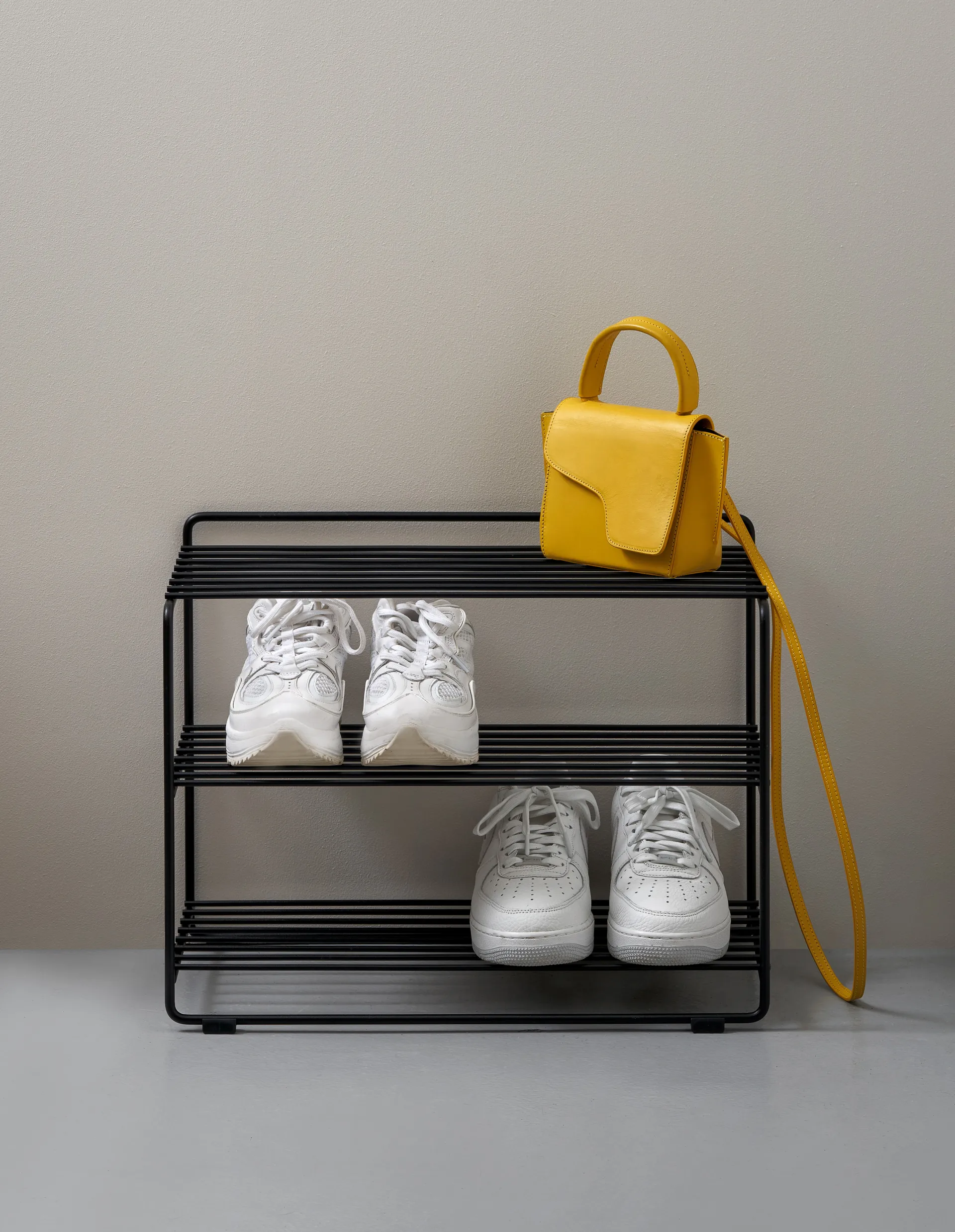 Etagère à chaussures Downtown, Noir Maze