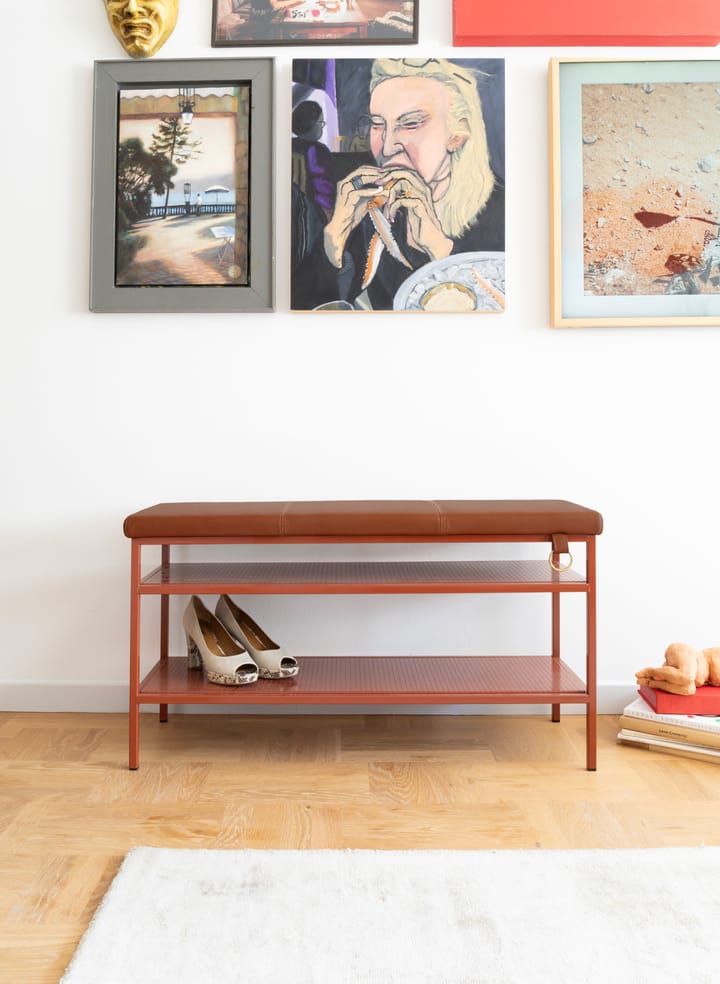 Étagère à chaussures Nancy, Cinnamon-vintage cognac Maze