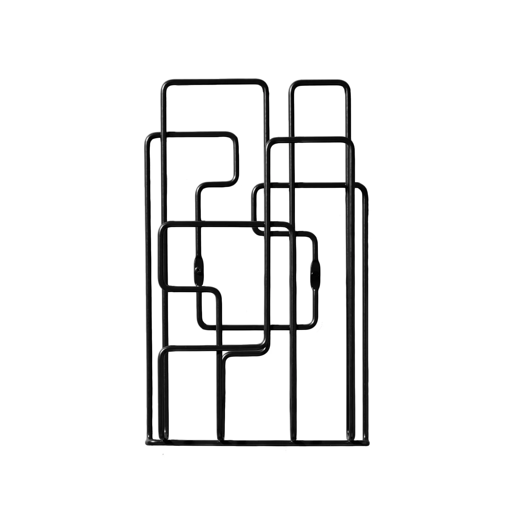 Etagère à journaux Little Saturday, Noir Maze