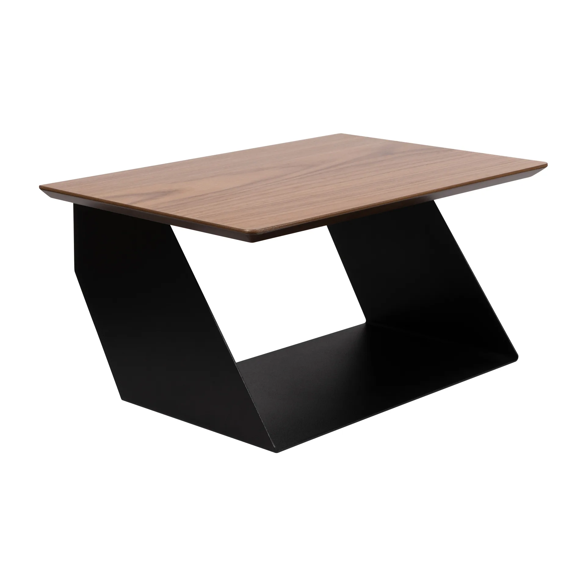 Etagère Edgy, Noir-noyer Maze