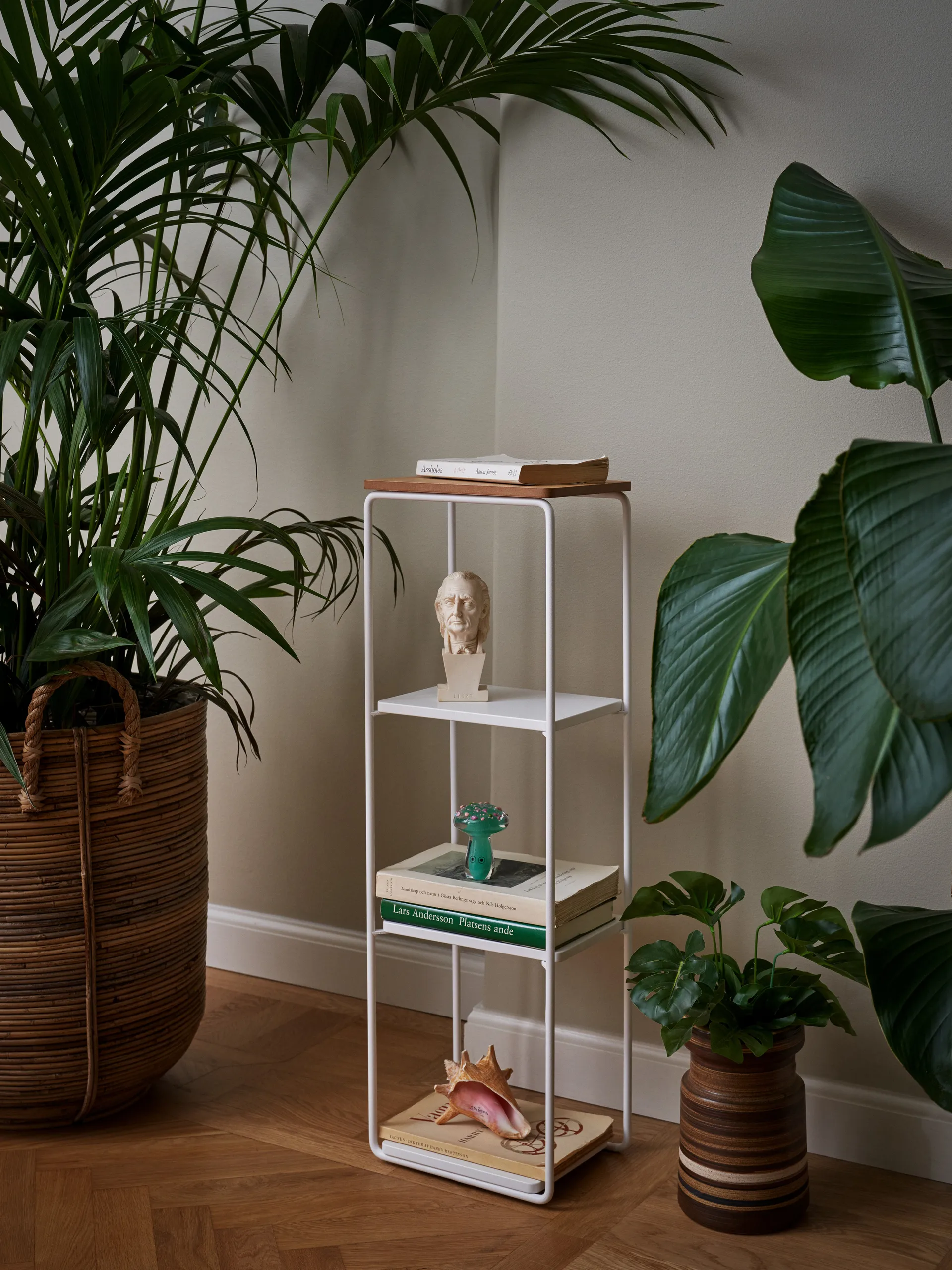 Étagère Mixrack Floor Shelf L 26x19x82,2 cm, Oak-white Maze