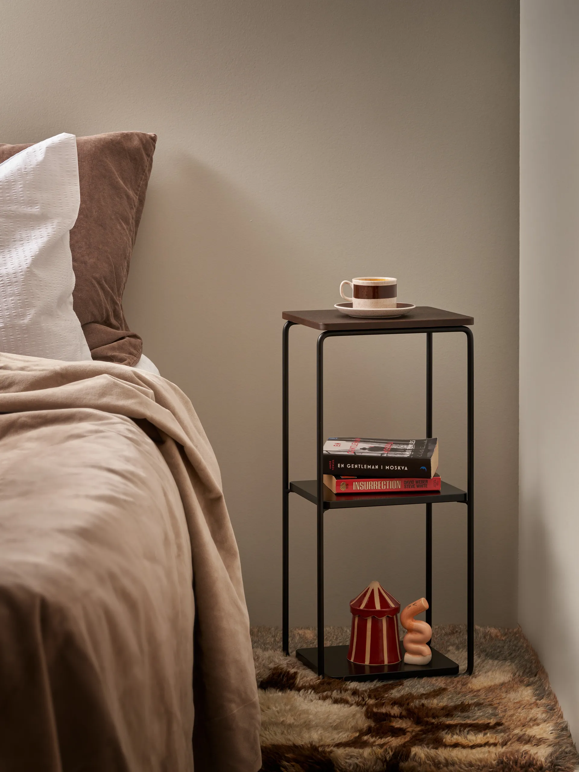 Étagère Mixrack Floor Shelf S 26x19x57,2 cm, Stained oak-black Maze