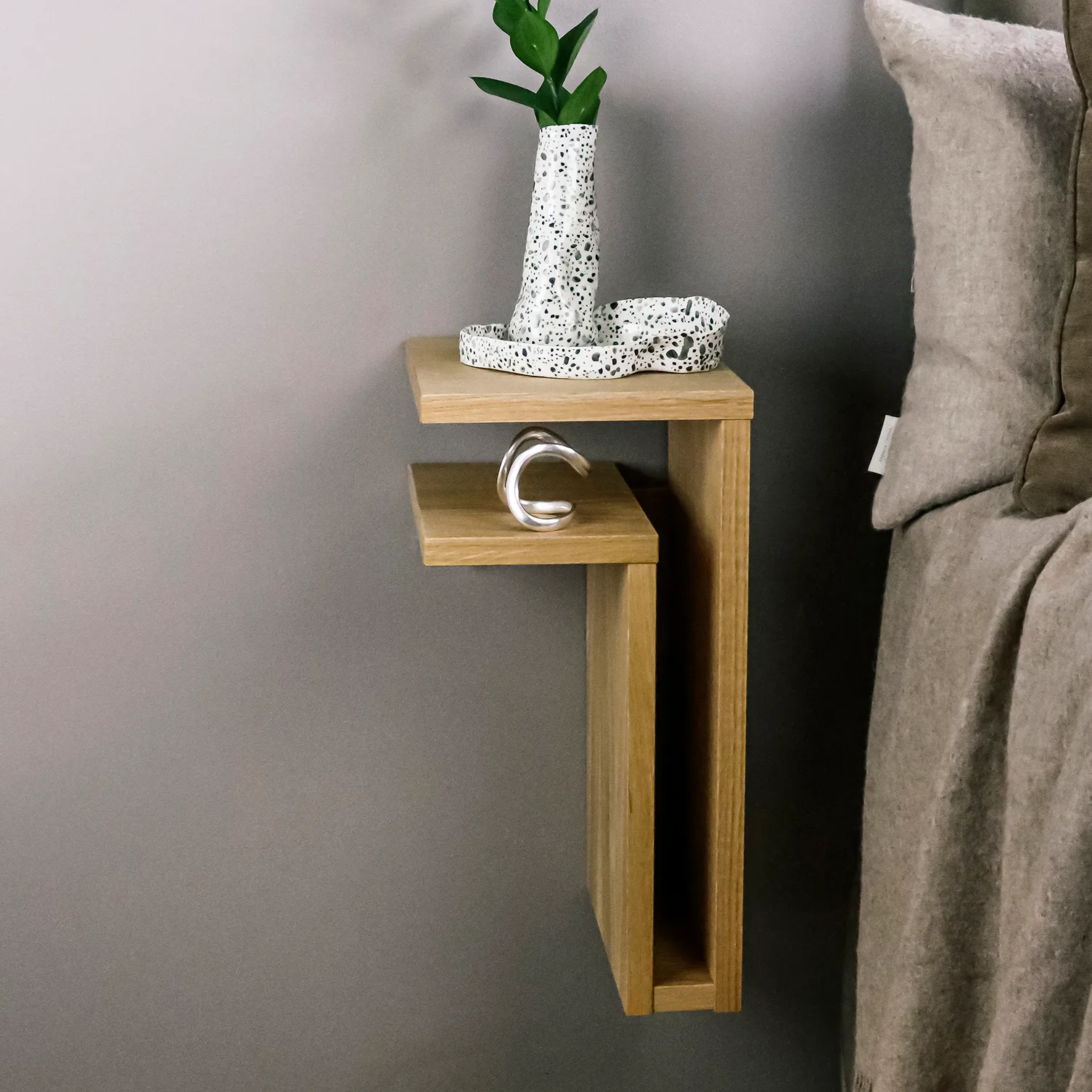 Etagère murale F-shelf chêne, Étagère gauche Maze