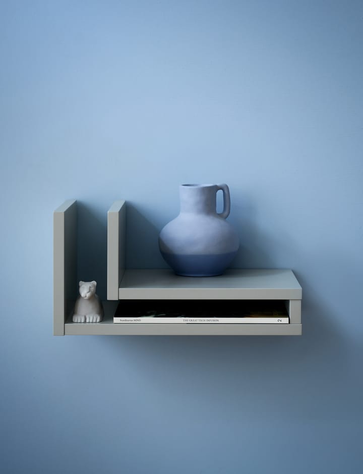 Étagère murale F-shelf gris soie, Étagère de droite Maze